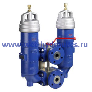Двойной фильтр с фильтроэлементом согласно DIN 24550 40FLDK(N)