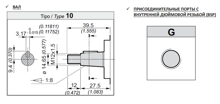 ШЕСТЕРЕННЫЕ НАСОСЫ GALTECH ВТОРОЙ ГРУППЫ С ЧУГУННЫМИ КРЫШКОЙ И ФЛАНЦЕМ (4,0 СМ3 - 26,0 СМ3)
